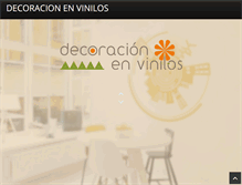 Tablet Screenshot of decoracionenvinilos.com